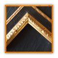 Musterrahmen in der Ausstellung